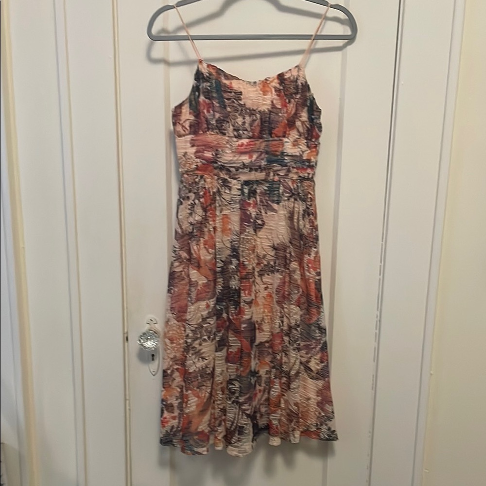 Maeve by Anthropologie McKenzie Floral Spaghetti Strap Dress - Size 00